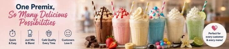 MILKSHAKE PREMIX - DELICIOUS FLAVOURS, ENDLESS POSSIBILITIES (2/3)